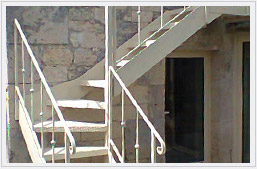 balustrades et escaliers en fer forgé