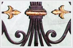 portail et grille de fenetre en fer forgé